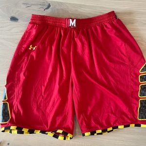 Under Armour Maryland basketball shorts